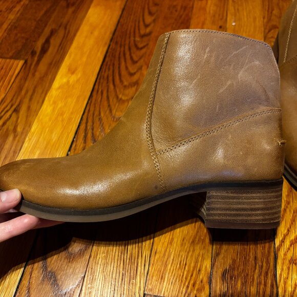 Lucky Brand Leather Pedera Boot in Toffee Brown Size 8.5 - Picture 4 of 10